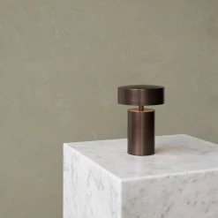 Menu Column Table Lamp Bronze