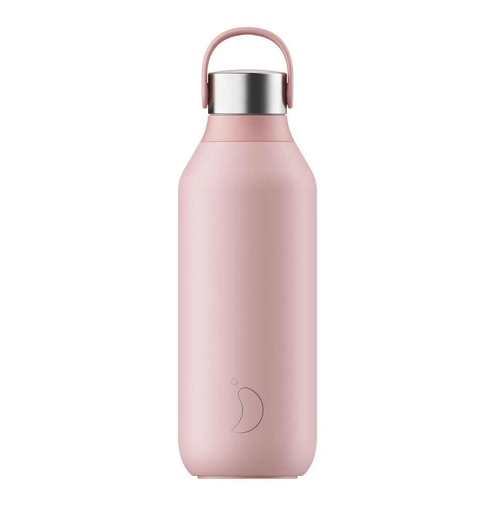 Chilly's 500ml Blush Pink Series 2 Bottle 3 Chilly's 500ml Blush Pink Series 2 Bottle