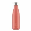 Chilly's 500ml Coral Stainless Steel Pastel Bottle 2 Chilly's 500ml Coral Stainless Steel Pastel Bottle