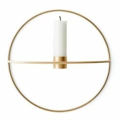 Menu POV Circle Candle Holder Brass Small