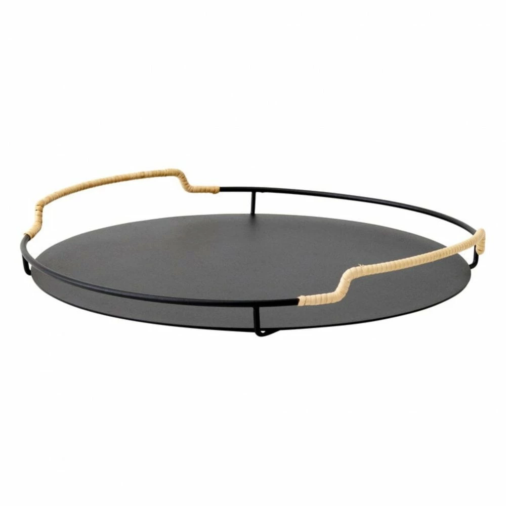Menu Black Steel Balcony Serving Tray 36.5cm 4 Menu Black Steel Balcony Serving Tray 36.5cm