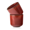 Menu New Norm Cup Red Glazed 2pcs 2 Menu New Norm Cup Red Glazed 2pcs