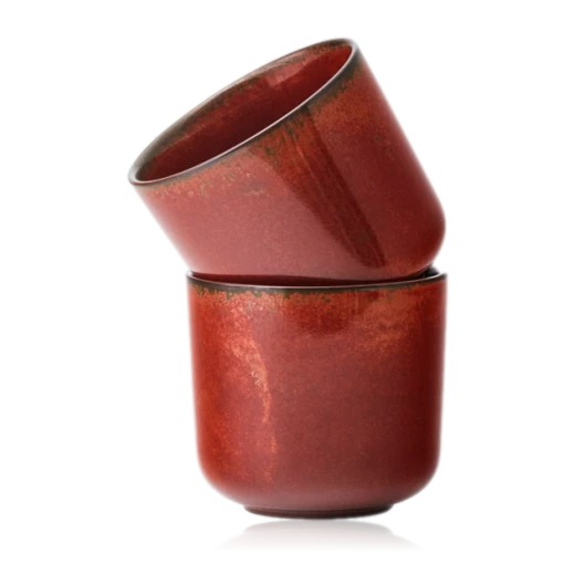 Menu New Norm Cup Red Glazed 2pcs 3 Menu New Norm Cup Red Glazed 2pcs