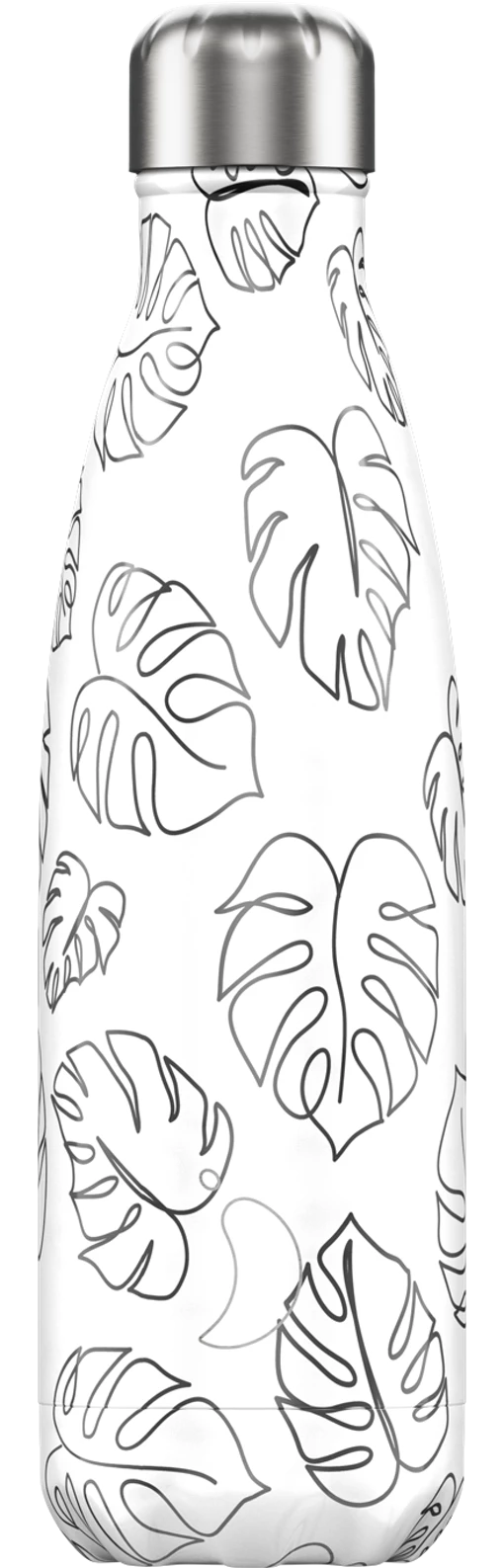 Chilly's 500ml Line Art - Leaves Bottle 3 Chilly's 500ml Line Art - Leaves Bottle