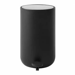 Menu Black 7 Litre Bathroom Pedal Bin