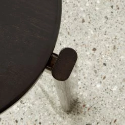 Menu Lacquered Dark Oak Passage Stool 12 Menu Lacquered Dark Oak Passage Stool