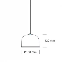 Menu GM 15 Pendent Brass