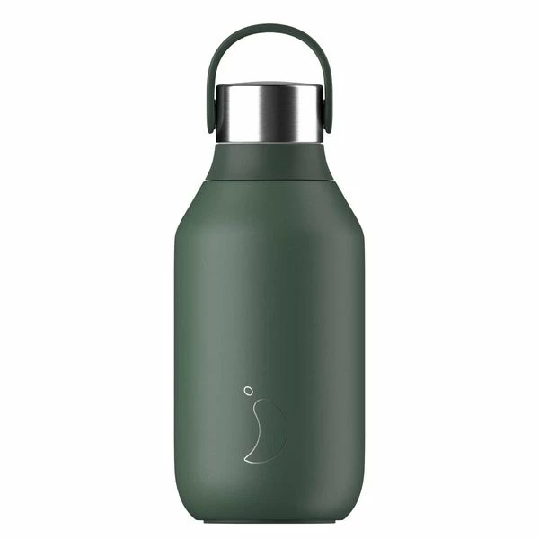 Chilly's 350ml Pine Green Series 2 Bottle 3 Chilly's 350ml Pine Green Series 2 Bottle
