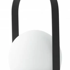 Menu Rechargeable Black Carrie LED Lamp