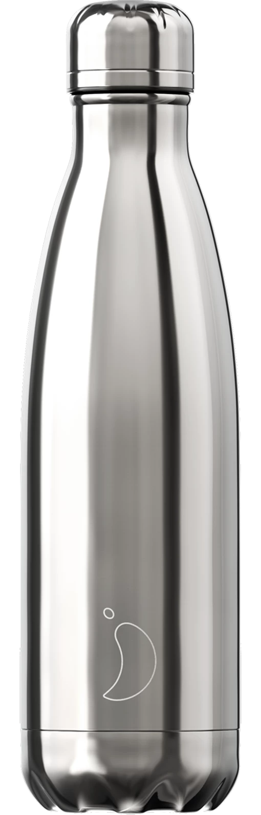 Chilly's 500ml Chrome - Silver Bottle 3 Chilly's 500ml Chrome - Silver Bottle