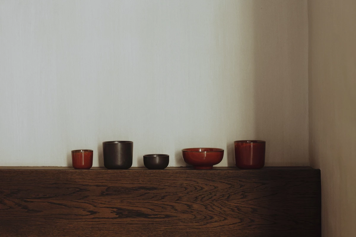 Menu New Norm Footed Bowl 12cm Red Glazed 6 Menu New Norm Footed Bowl 12cm Red Glazed