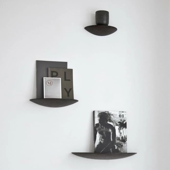 Menu Medium Black Oak Gridy Fungi Shelf 5 Menu Medium Black Oak Gridy Fungi Shelf