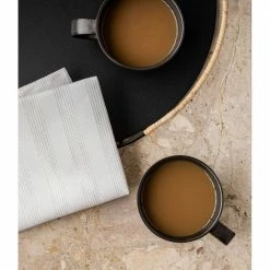 Menu Set of 2 New Norm Dark Glazed Cups 7 Menu Set of 2 New Norm Dark Glazed Cups