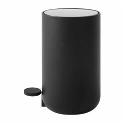 Menu Black 7 Litre Bathroom Pedal Bin