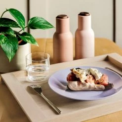 Menu Set of 2 Nudes Bottle Grinders with Walnut Tops