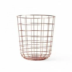 Menu Copper Wire Waste/Storage Basket by Norm Architects
