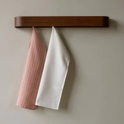 Menu Troides Tea Towel Burnt Sienna and White 2-Pack 7 Menu Troides Tea Towel Burnt Sienna and White 2-Pack