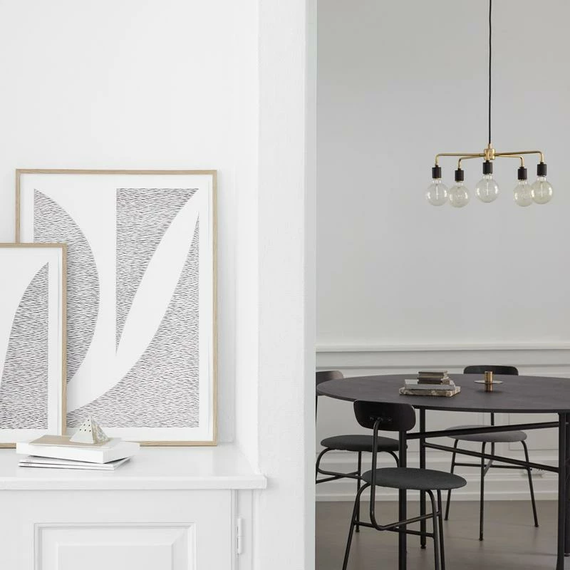 Menu Leonard Chandelier White 4 Menu Leonard Chandelier White