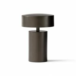 Menu Bronze Column Portable Table Lamp